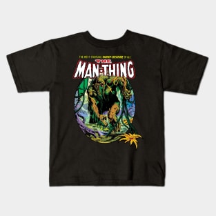 VINTAGE HORROR MAN-THING 1974 Kids T-Shirt